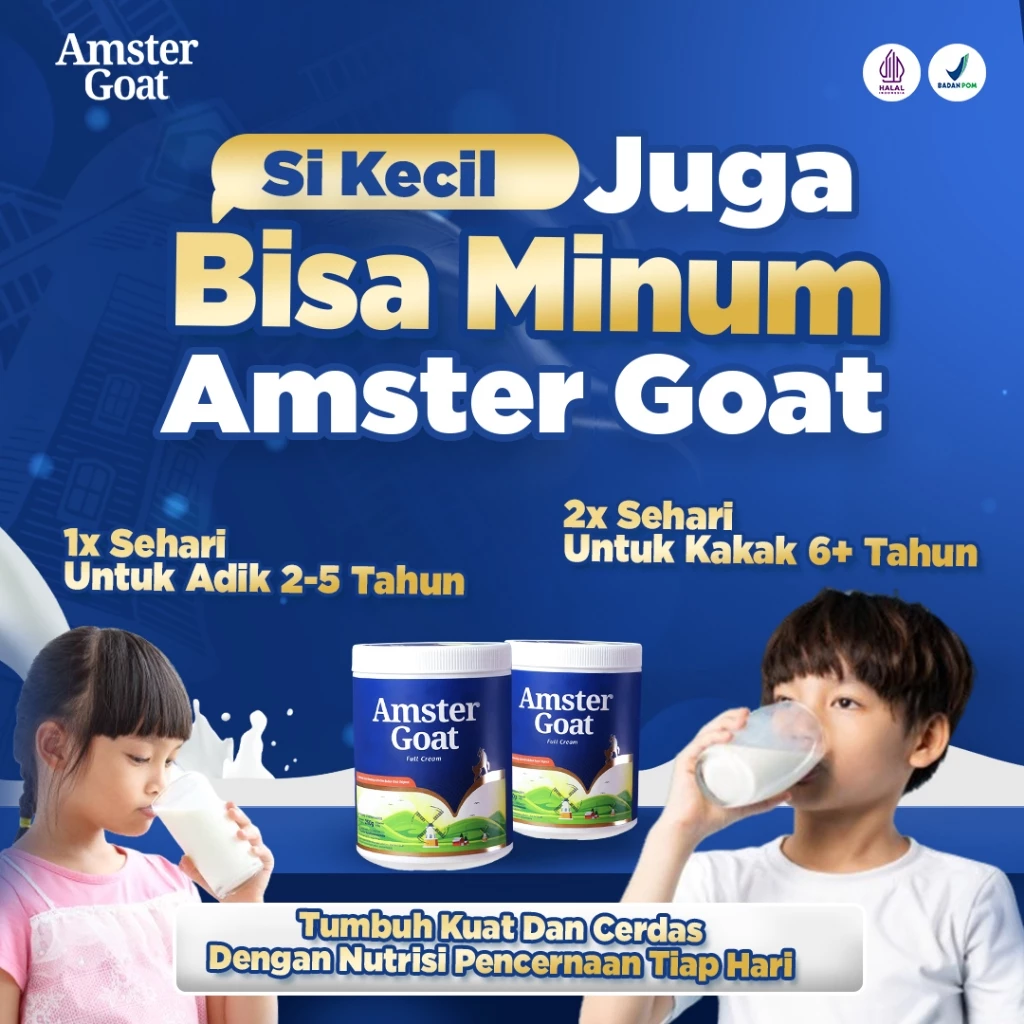 AMSTER GOAT – Susu Kambing Solusi Mengatasi Sembelit 250gr - Gambar 4